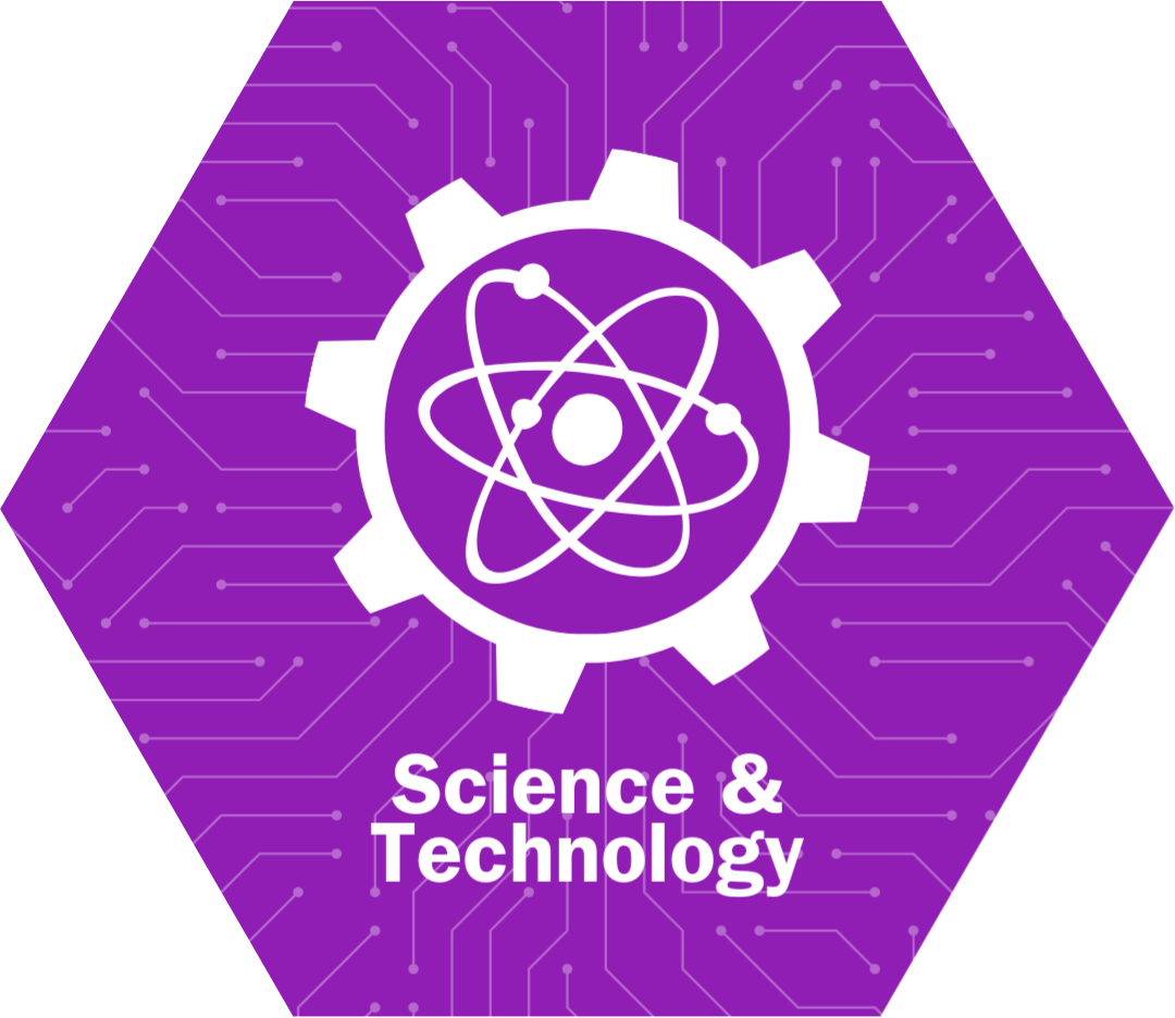 Purple Icon, reads "Science & Technology"