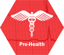 red icon reading "Pre-Health"