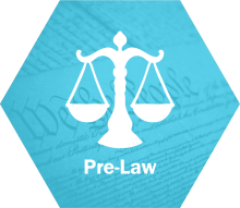 Blue Icon, reads "Pre-Law"